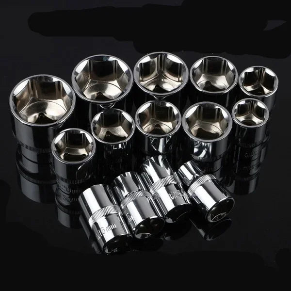 12 Sets of Dafi Complete of Auto Repair Tools Ratchet Socket Wrench Set Car Hardware Box Group Boats Motorcycles Bicycles Amagi
