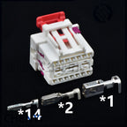 17 Pin Automotive Power Seat switch Connector Car seat heating module Wire harness Plug 8K0972483 4F0972575 A/B/C/D/E/F/G