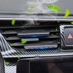 Car Aromatherapy Clip Solid Aromatherapy Strips Set Auto Air Outlet Wind Direction Paddle Hidden Fragrance Clip Scent Tablets