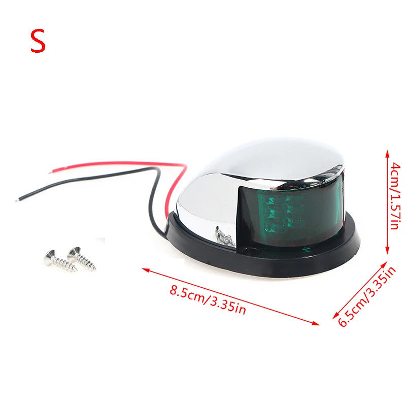 Red&Green Boat Lights 12V LED Bow Navigation Boat Light Red Green Sailing Signal Light for Marine For Boat Yacht Warning Light