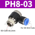 10/50/200PCS Pneumatic Straight Connector BSPT Thread, External Hex Air Hose Fitting 1/8 1/4 3/8 1/2 Inch for Air Compressor