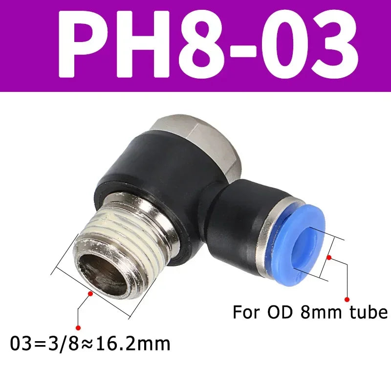 10/50/200PCS Pneumatic Straight Connector BSPT Thread, External Hex Air Hose Fitting 1/8 1/4 3/8 1/2 Inch for Air Compressor