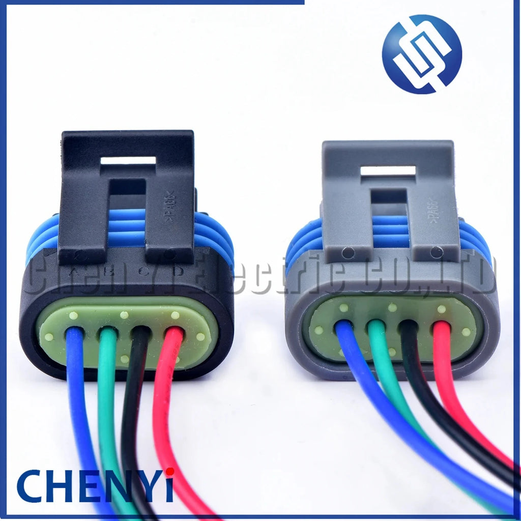 4 Pin Auto connector intake pressure sensor Crankshaft Sensor Wire harness plug 12162189 12162188 12162190 12162833 12162834