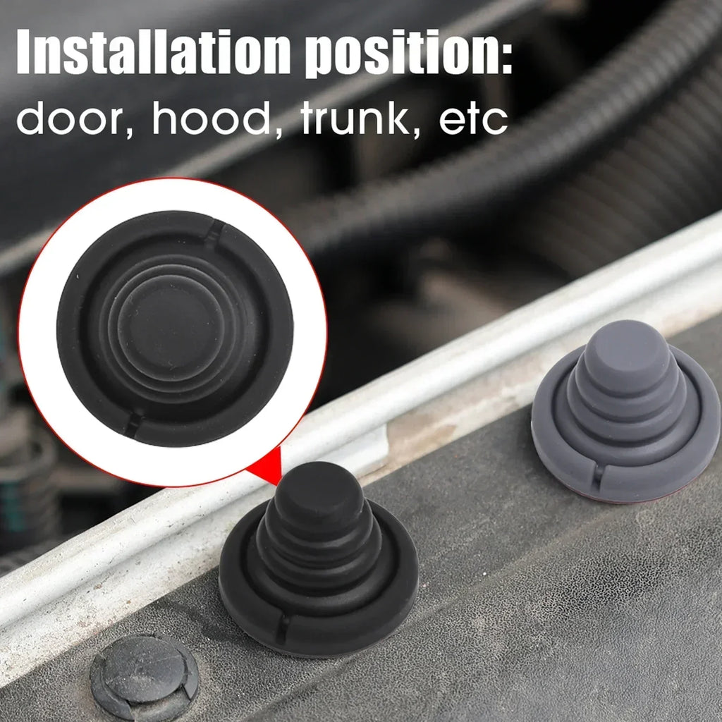 Car Door Anti-Collision Silicone Pads Sound Insulation Gasket Auto Soundproof Shockproof Sealing Rubber Pad Door Edge Sticker