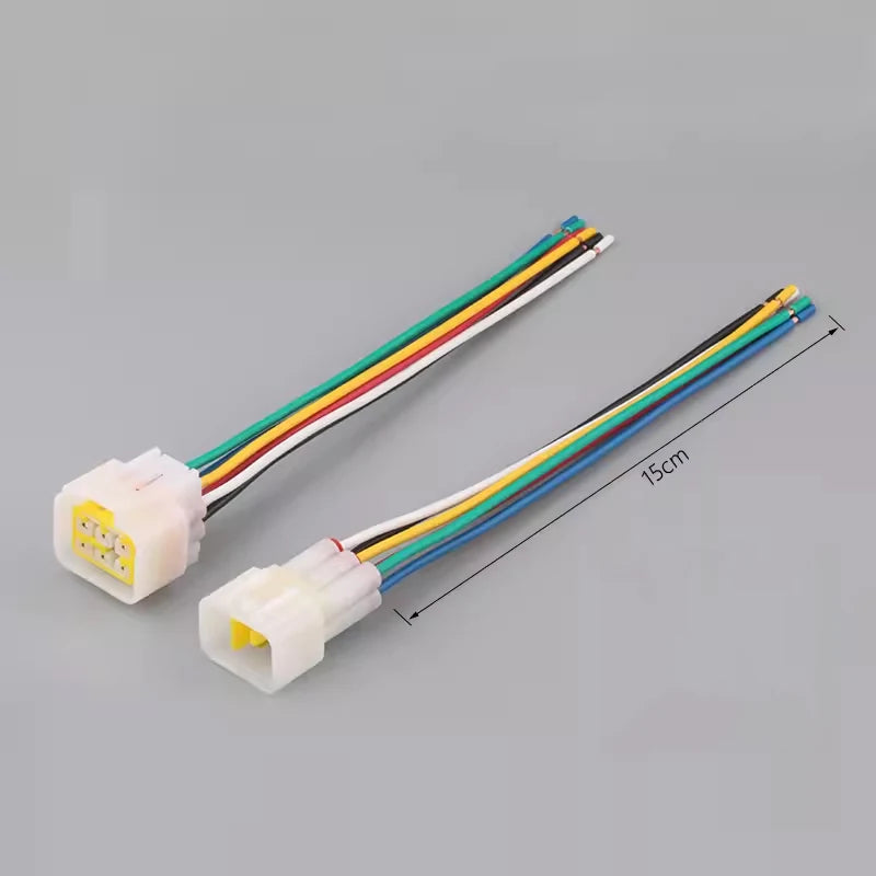 FW-C-6F-B/FW-C-6M-B Automotive waterproof connector Connector 6p harness plug rubber shell with terminal