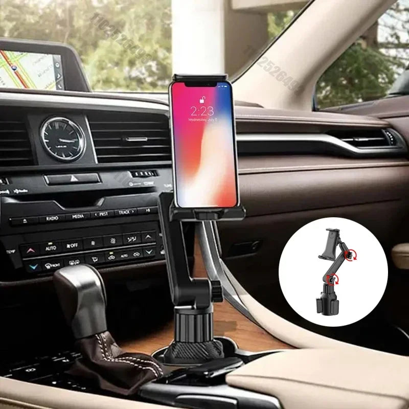 Tablet Cup Holder Mount 360 Adjustable Smartphone Holder Car 270 Tilt Bar Triangular Base Ram Mount Tablet Holder For SUV Tools