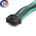 20 Pin Connector 1.0mm Series Male Female Connector Cable Plug Motorcycle Electrical Harnesses Wiring Harness 175967-2