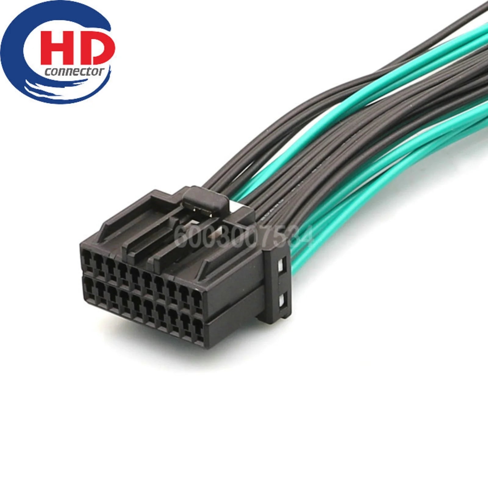 20 Pin Connector 1.0mm Series Male Female Connector Cable Plug Motorcycle Electrical Harnesses Wiring Harness 175967-2