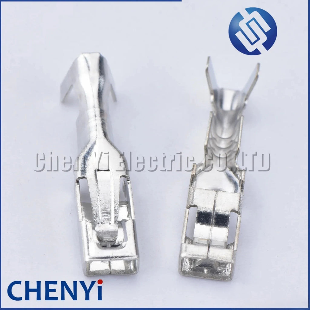 50 Pcs Brass Tinned Pins Auto Crimp Terminals Connector Female Splice Terminal  7116-1232 DJ624-3.5A G118 H62