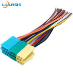 Volkswagen three-color plug navigation CD modification cable, rear reversing video and audio, AUX/USB signal tail cable, 20p pin