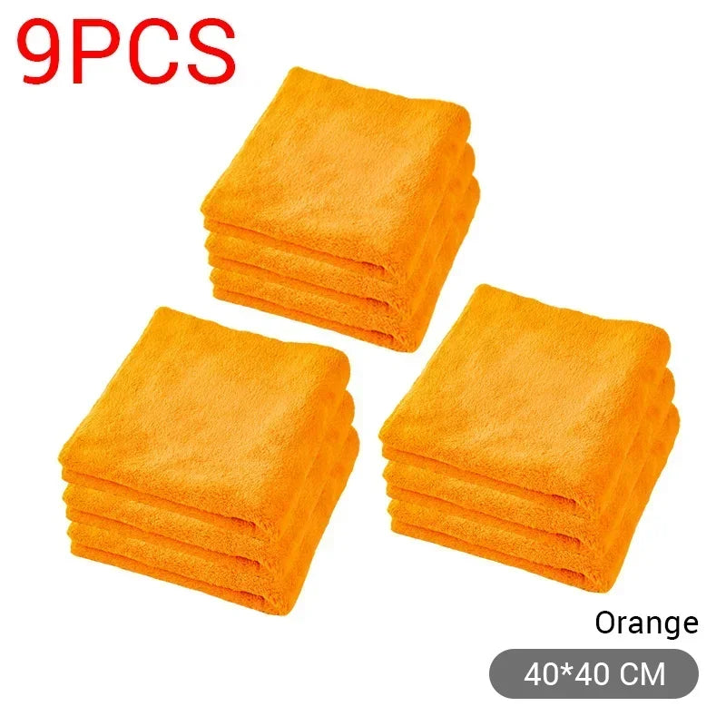Premium Microfiber Towels Car Care Washing Thicken Towel Car Detailing Drying Cloth Cleaning Tool Auto Wash Accessories Amagi