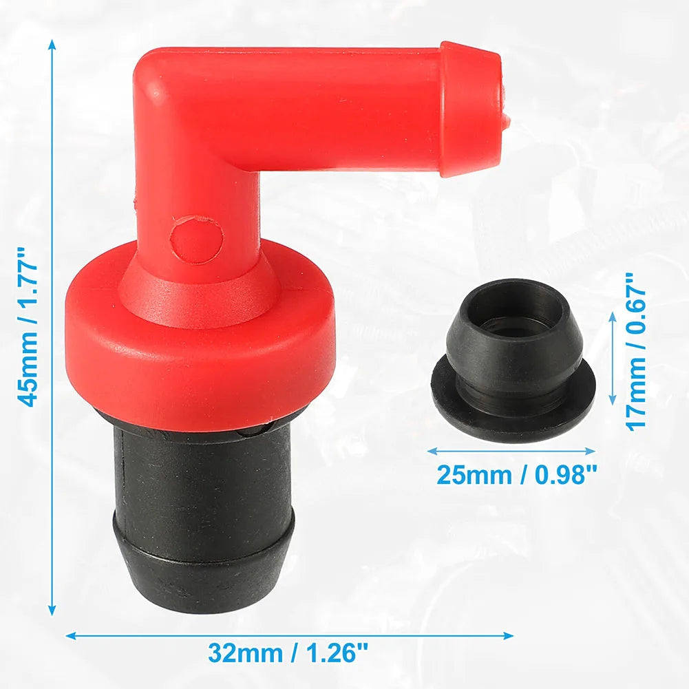Crankcase Ventilation PCV Valve For Honda For Acura Integra B16 B18 B18C Red PCV Valve 17130-PM6-G01 Car Accessories