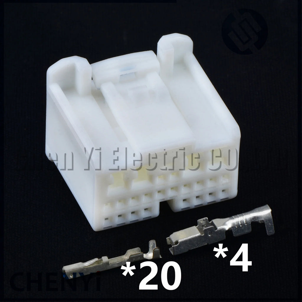 24 Pin Automotive connector engine Computer board ECU Wire harness plug 1746864-1 1318756-1 90980-12149 90980-12560 For Toyota