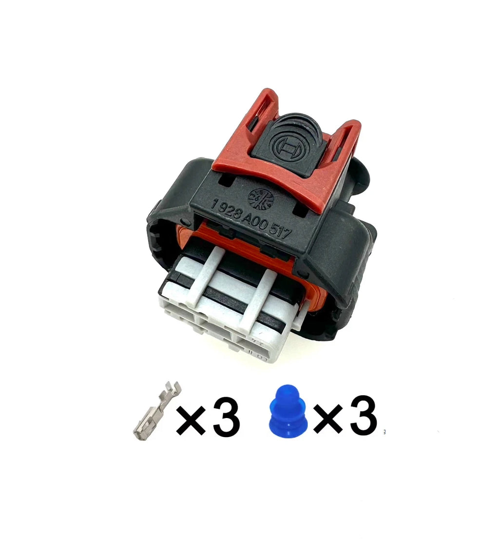 Pickup truck connector 1928403428 fuel injector intake pressure metering unit 1928A00517 rubber shell plug 2P, 3P, 4P