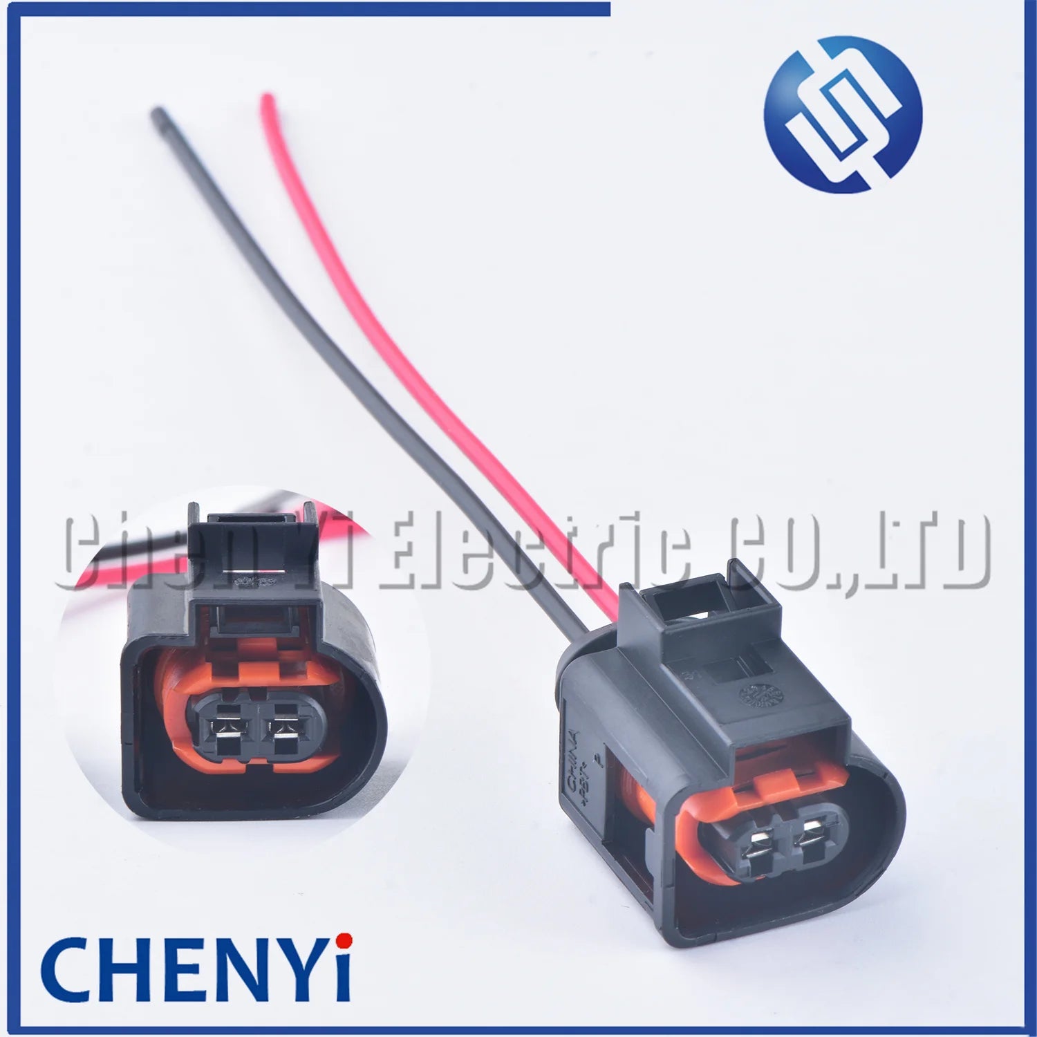 2 Pin Automotive waterproof connector fuel injector Wiring plug 4D0971992A 4D0971992B 4D0971992