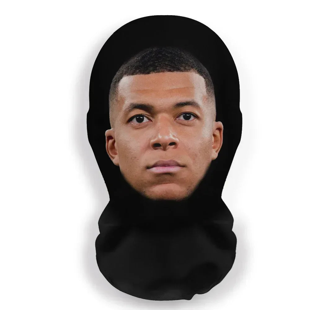 Creative 3D Face Show Spoof Trick Hood Full Face 3D Mask Party Mask Amagi