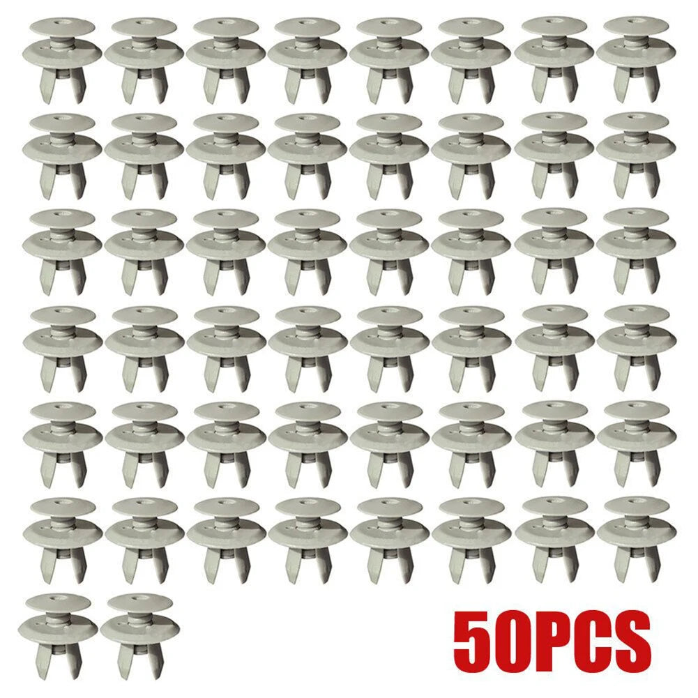 50Pcs Car Trim Panel Lining Clips For T4 T5 Door Panel Holder Grey 701867299 Plastic Holder Clip Car Interior Clips