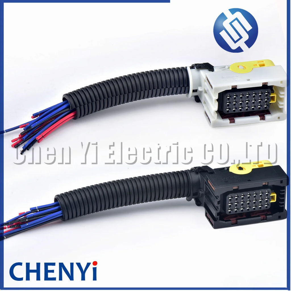 21 Pin Automotive waterproof connector ECU computer board 20cm Wire harness plug 1-1534127-1 2-1534127-1