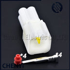 5 sets 4 Pin Waterproof Automotive Wire Connector Socket Throttle Speed Regulation Switch Plug FW-C-4M-B FW-C-4F-B For Furukawa