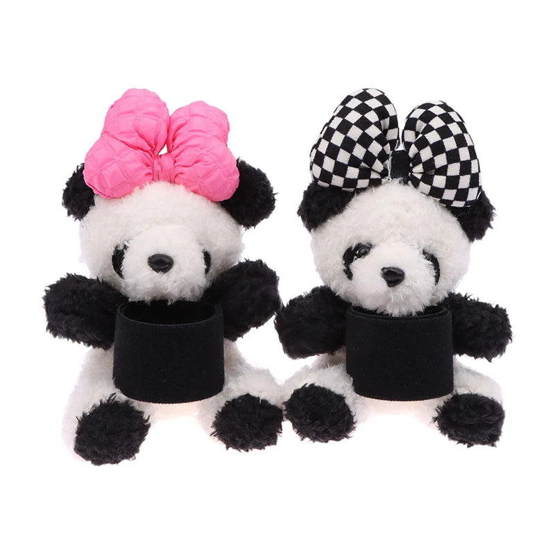 Plush Puppy Clutch Decoration Car Wiper Turn Signal Switch Decoration Cute Bowknot Dog Car Wiper Doll Interior Accessories