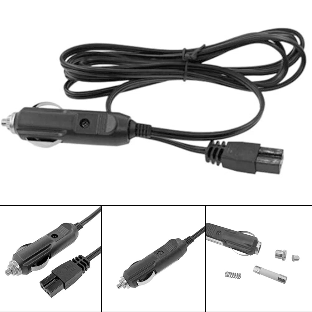 1 Pc DC 12V Cable Plug Wire 2Pin Charger For Car Cooler Cool Box Fridge Power Adapter Extension Cord Car Parts