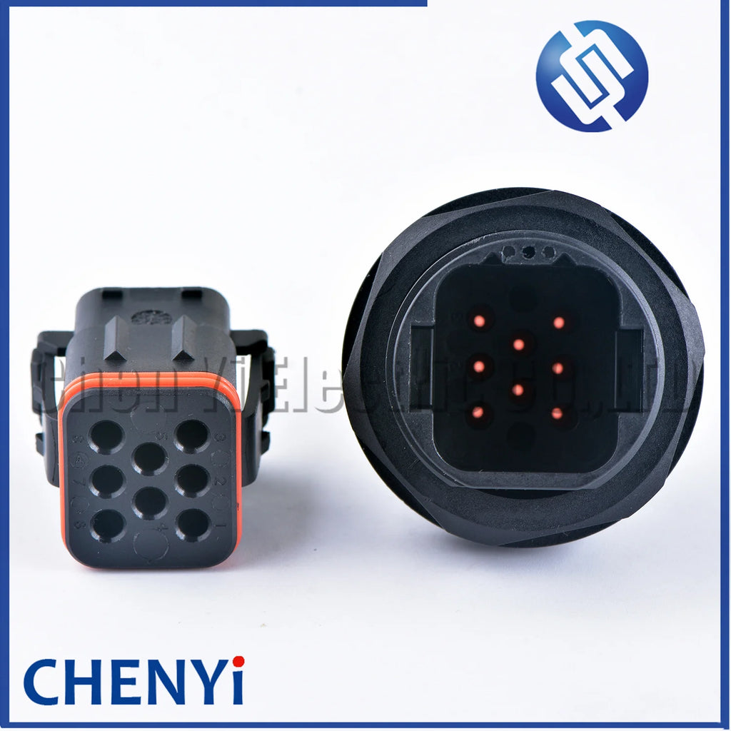 8 Pin Male or Female Waterproof Automobile Connector Electronic Plug 132008-001 132008-000 With Pins