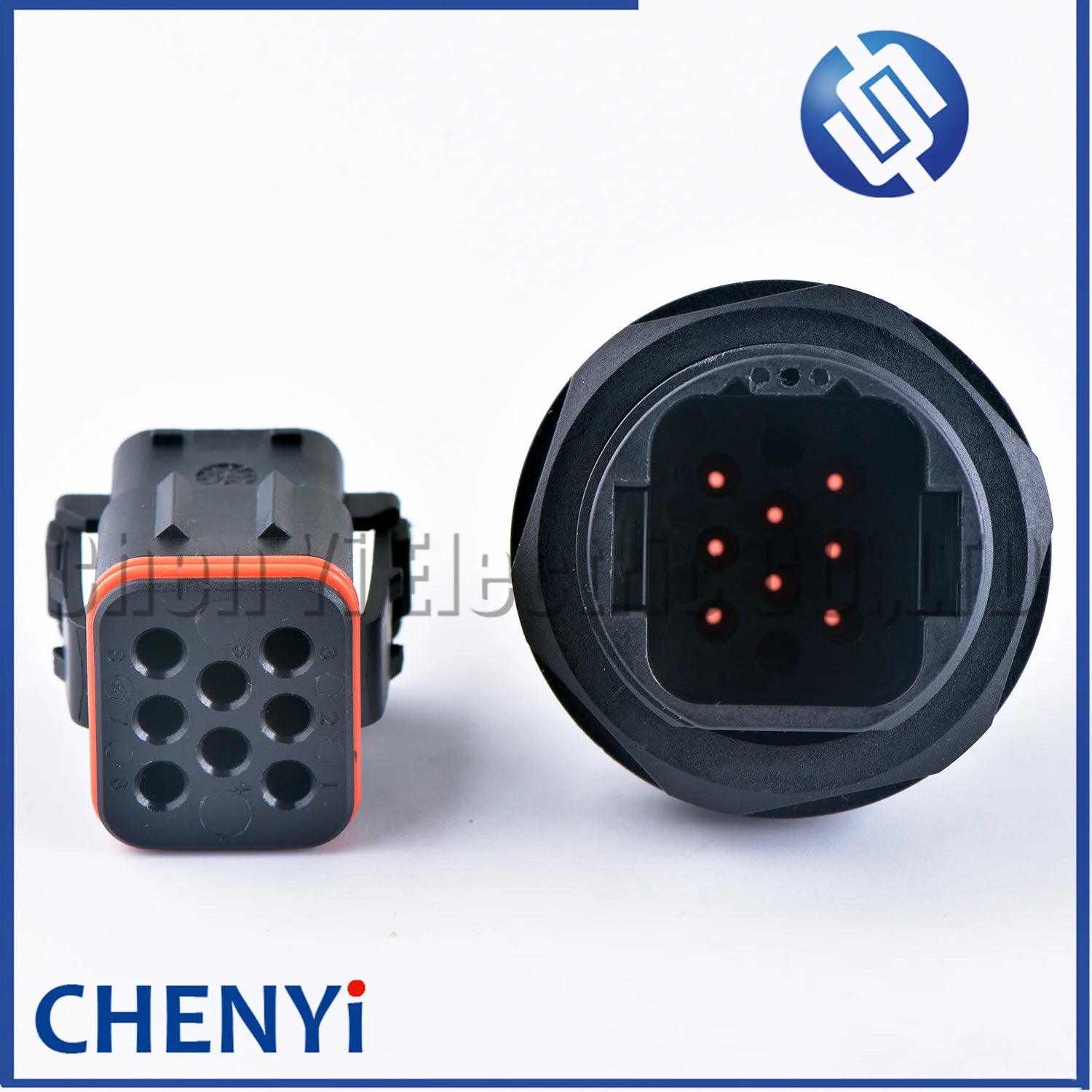 8 Pin Male or Female Waterproof Automobile Connector Electronic Plug 132008-001 132008-000 With Pins