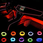 1M/3M/5M USB LED Ambient Light For Car LED Panel Dashboard Neon Strip Interior Decorations Atmosphere EL Light Line Tube With