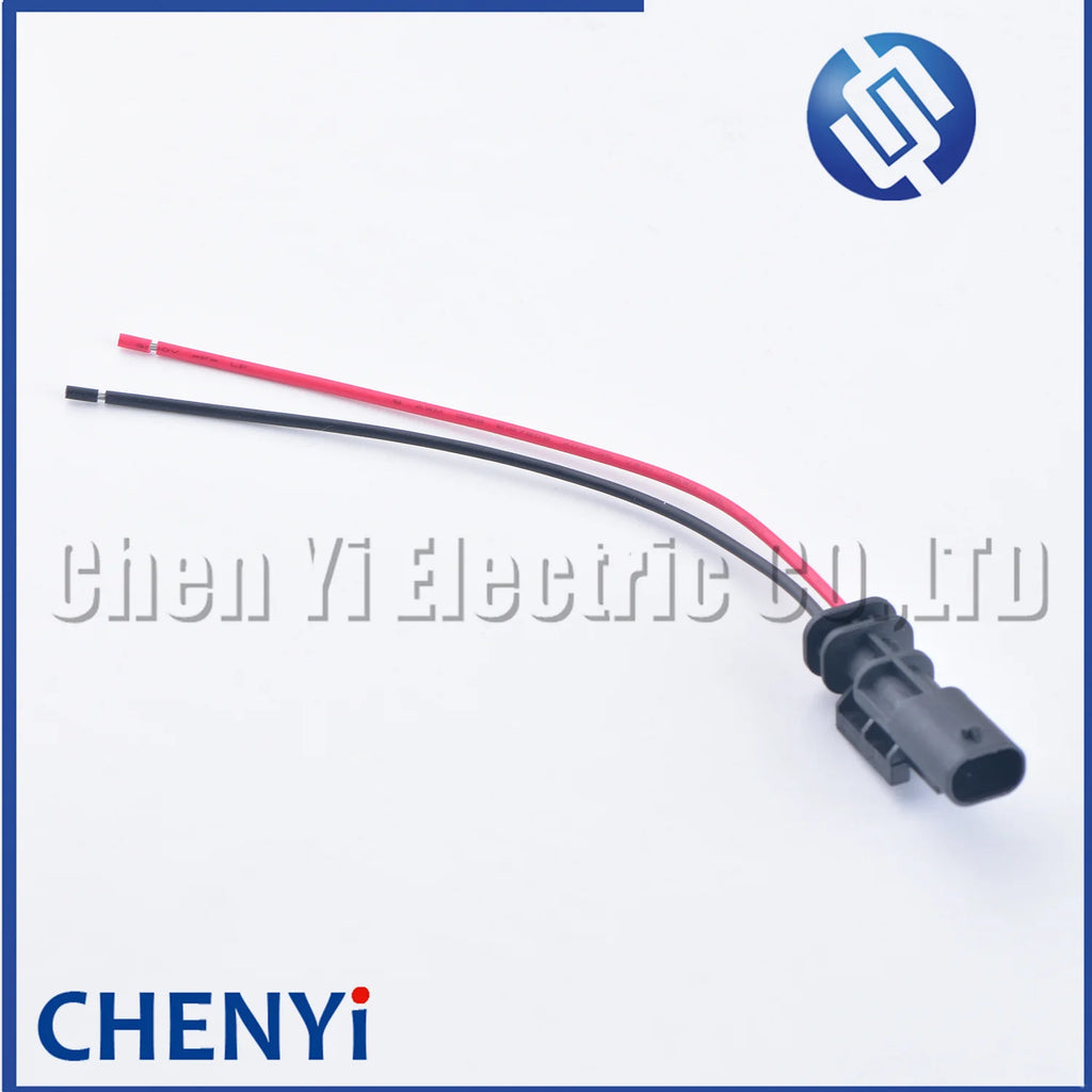 2 Pin female male Auto Waterproof Connector fuel flap plug number plate light plug 13806231 F495100 For Ford Ranger F150