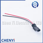 2 Pin female male Auto Waterproof Connector fuel flap plug number plate light plug 13806231 F495100 For Ford Ranger F150