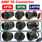 AMP/TE CPC Circular Connector – 4/9/14 Pin, 182919-1 / 206153-1 / 182647-1, Plug with Pins for SMEMA & Automotive Sensor