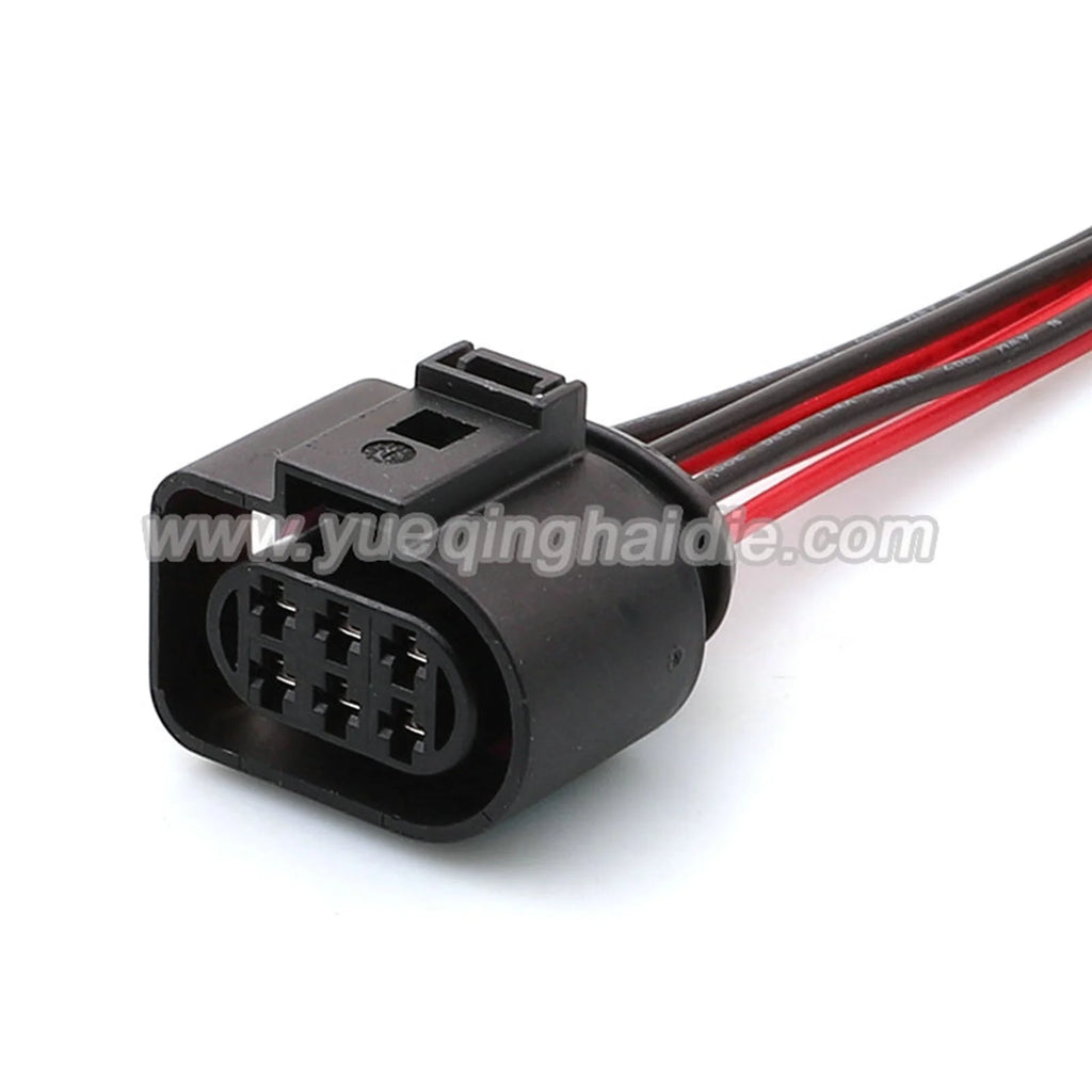 6-PIN Connector Waterproof 3.5mm Male Female Connector Auto Wiring Harness Cable Socket For VW Audi 1J0973833 1J0973733