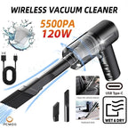 Car Vacuum Cleaner Powerful Cleaning Machine Handheld Car Vacuum Rechargeable Wireless Cleaner For Car Home Pet Hair Amagi