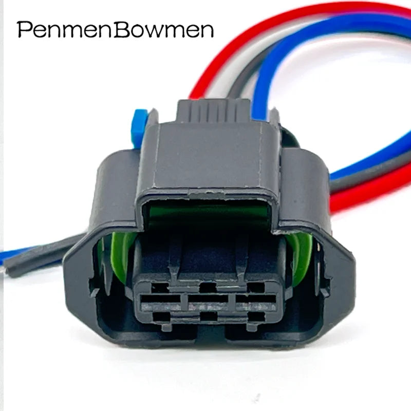 1 Set 3 Pin 3.5mm Auto Waterproof Electrical Cable Connectors Wire Harness Plug Socket Plastic Housing 15397338