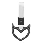Colorful Car Tow Strap Tsurikawa Ring Heart JDM Train Bus Handle Hand Strap Styling Drift Charm Strap Auto Accessories