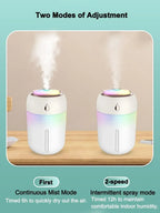 USB Humidifier Atomizer Aroma Oil Diffuser Mute 220 Ml Air Humidifier with Night Lamp for Car Bedroom Cool Mist Sprayer Amagi