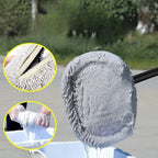 Car Cleaning Brush Mop Kit Wash Brush Chenille Microfiber Car Wash Brush Telescopic Long Handle Cleaning Mop Car Cleaning Amagi