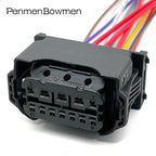 1 Set 12 Pin Car Led Lamp Headlight Electrical Cable Connectors Wire Harness Plug 61132359991 For BMW 1-1452335-1 1-1452334-1