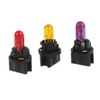 10Pcs T5.5 Led Bulb1.2W Car Interior Lights Dashboard Heating Indicator Wedge Auto Instrument Lamp air conditioning lamp 12V