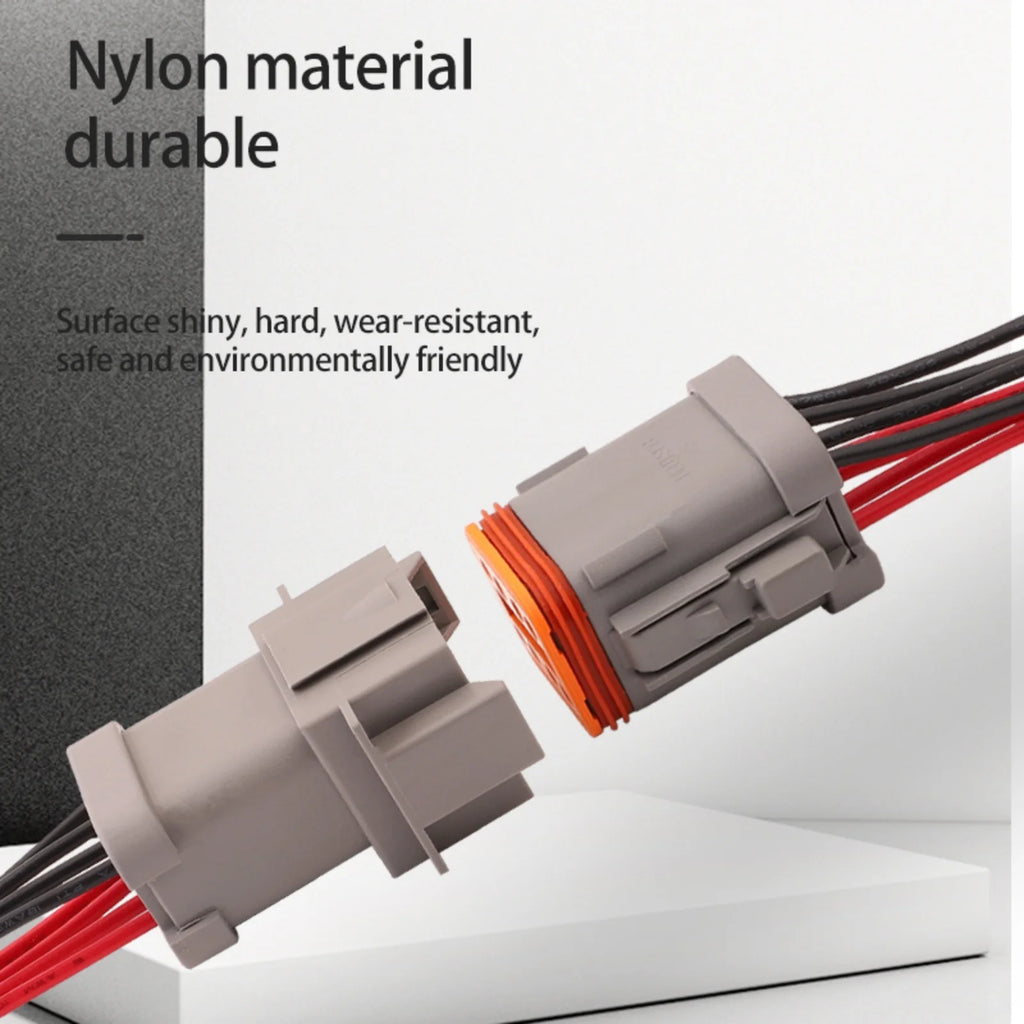 8-PIN Waterproof Electrical 1.6mm Male Female Connector For Car Motor With Wires DT04-08PA-C017 DT06-08SA-C017