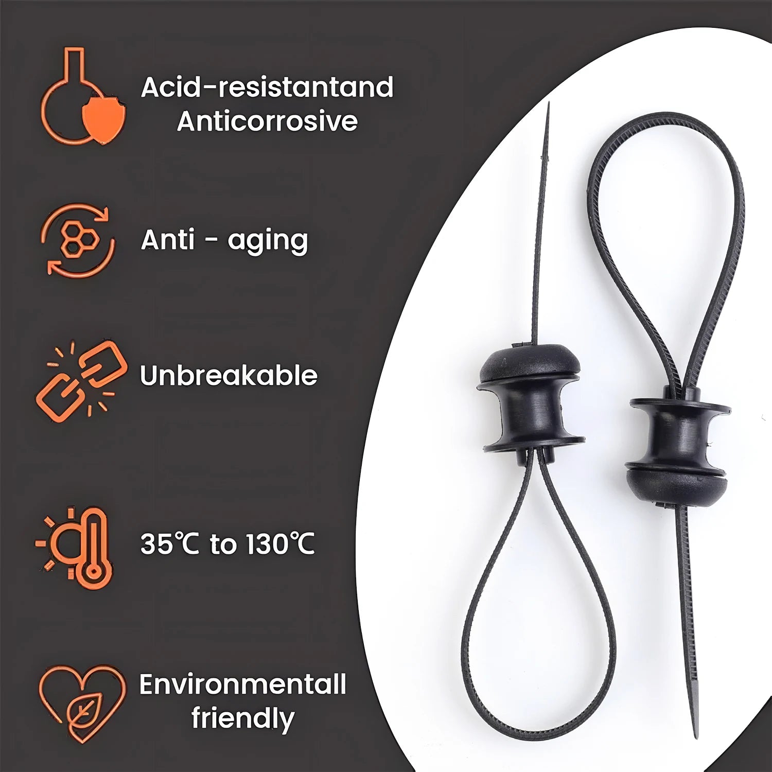 10/1pcs Black Nylon Car Motocycle Base Plate Cable Plastic Loop Tag Self-Locking Zip Ties Installation FIxed Seat Frame Clips