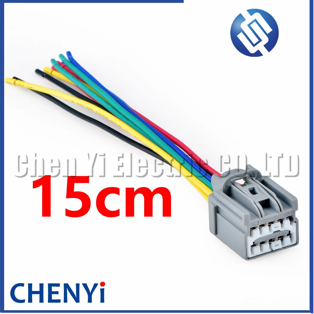 10 Pin Female Auto Rearview Mirror Cable Socket Grey Connector plug 7282-6455-40 7283-6455-40 For Ford Focus
