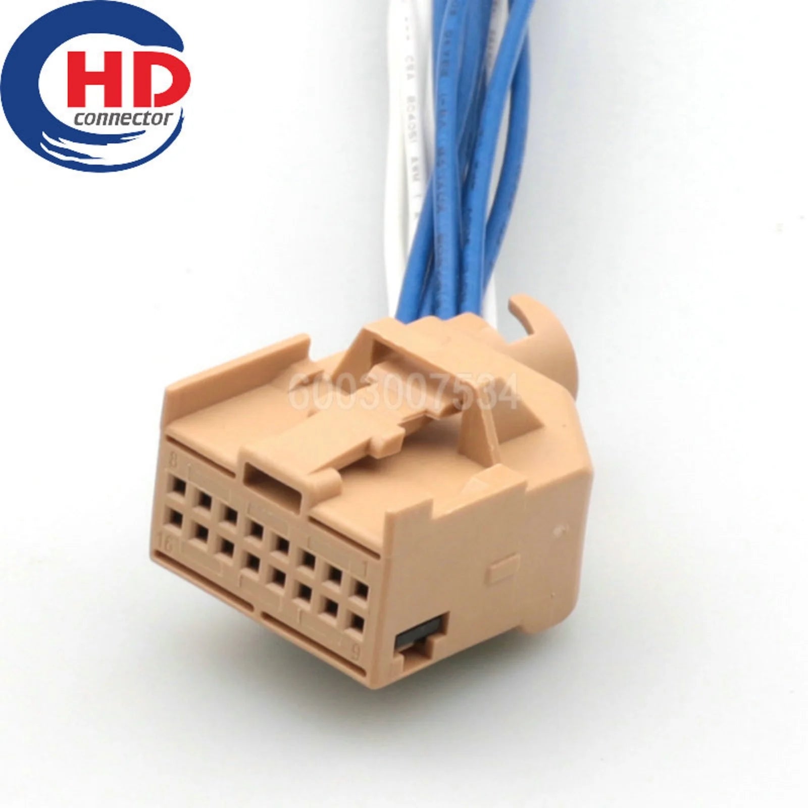 16 Pins Car Unsealed Socket Starter For Audi VW 8E0972416A Automotive Gateway Radar Control Box Wire Connector