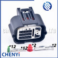 14 Pin 2B+12S Automobile waterproof connector Car sensor plug With  pins 7287-1238-30 For Toyota Honda