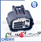 14 Pin 2B+12S Automobile waterproof connector Car sensor plug With  pins 7287-1238-30 For Toyota Honda