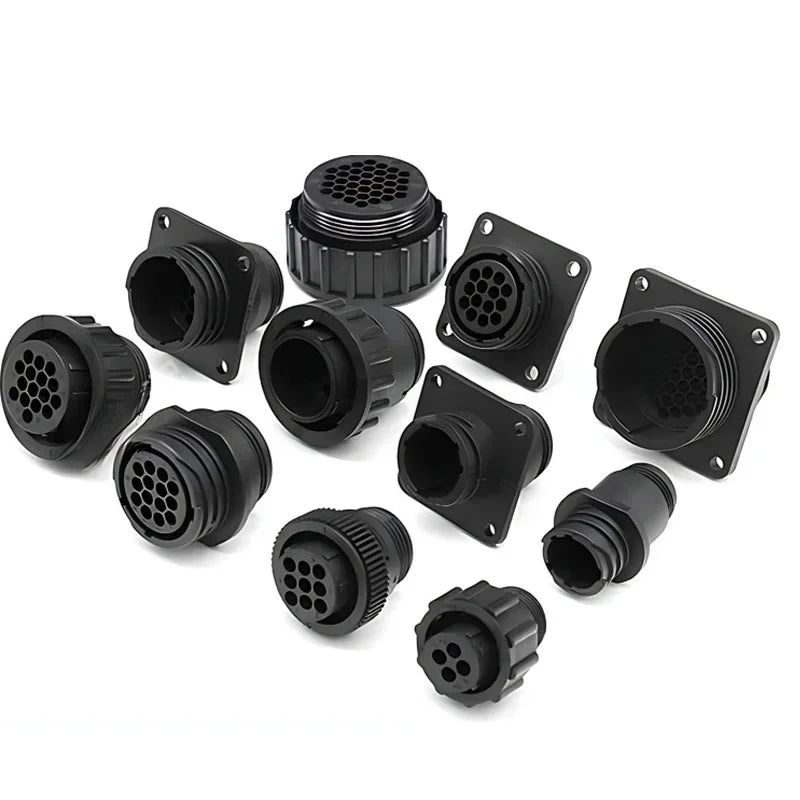 4/9/14 Pin AMP/TE Type CPC Connector, 182919-1 206153-1 182647-1, Circular Plug with Pins for SMEMA & Auto Sensor