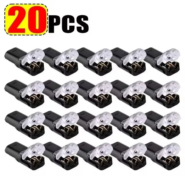 20/1pcs 2 Pin Way Plug Electrical Connector Wire Cable Automotive Strip Terminal Connection Car Waterproof Electrical Connector