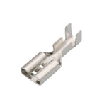 100pcs 6.3 Automobile wiring copper terminal 250 spring terminal height 0.4 thick copper tinned DJ622-D6.3C