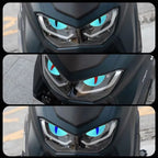 Funny Luminous Sticker Motorcycle Headlight Scooter Stickers for Vespa 300 GTS Accessories PX Sprint Primavera LX 125 50 Special