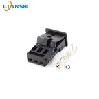 9-968700-1 is suitable for BMW tweeter car modification audio harness plugs. 1355620-1/1355600-9
